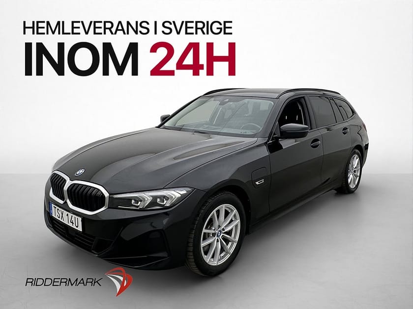 Bild 1 av BMW 330e xDrive Touring 292hk Halvskinn Drag Kamera Navi Värmare