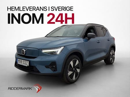 Volvo XC40 Recharge Twin Plus Värmare Dragkrok Kamera MOMS