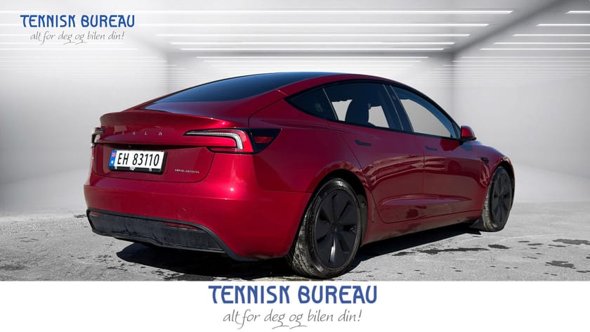 Bilde 4 av Tesla Model 3 Long Range AWD Highland Rød