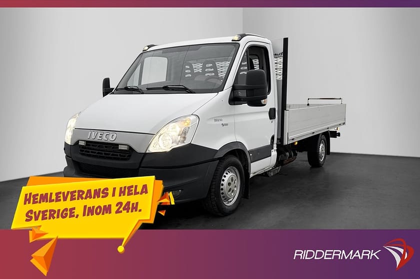 Bild 1 av Iveco Daily 35C14 NP Chassi Cab 3.0HPI FLAKBIL M-Värmare B-Kamera MOMS Låga-mil