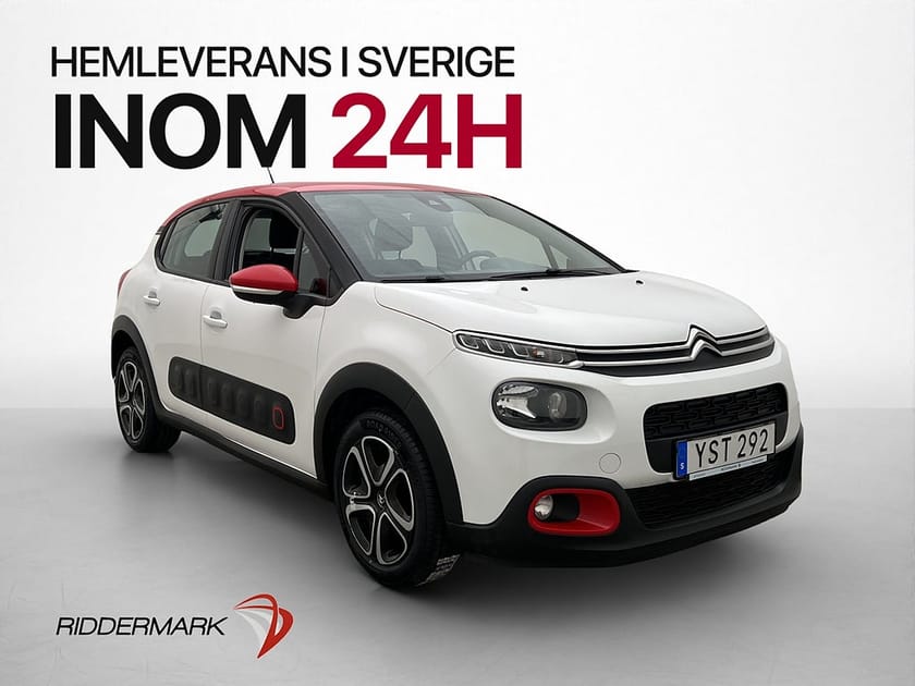 Bild 3 av Citroën C3 PureTech 110hk P-Sensorer CarPlay Farthållare AC