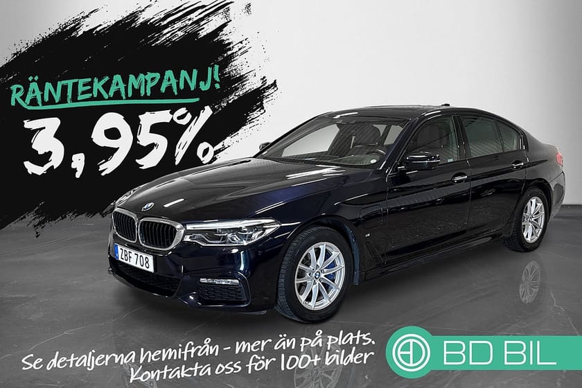 Bild 1 av BMW 530e iPerformance Sedan M-sport SKINN HUD NAVI 360 KAMERA KAMPANJ 3,95% RÄNTA
