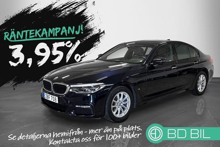 BMW 530e iPerformance Sedan M-sport SKINN HUD NAVI 360 KAMERA KAMPANJ 3,95% RÄNTA