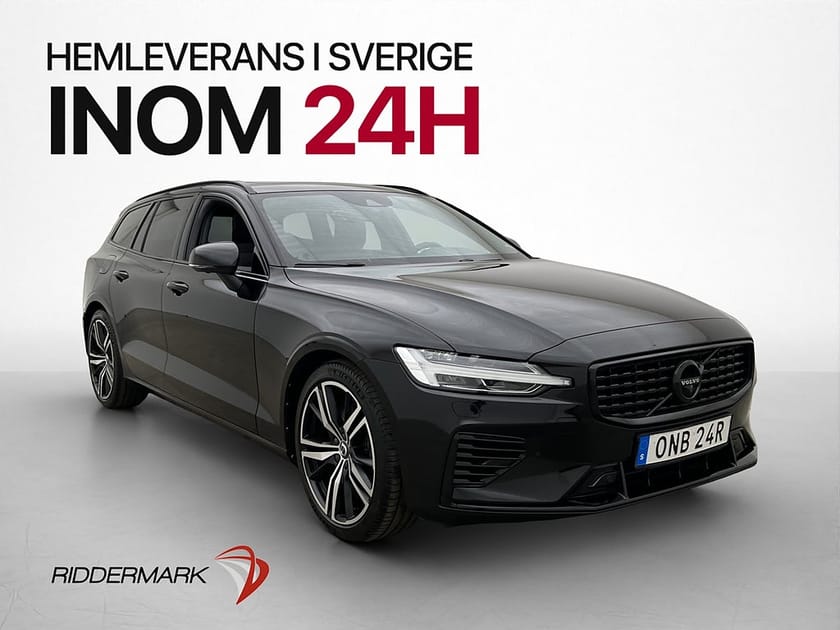 Bild 3 av Volvo V60 Recharge T8 456hk R-Design Pano H/K Värmare 360°