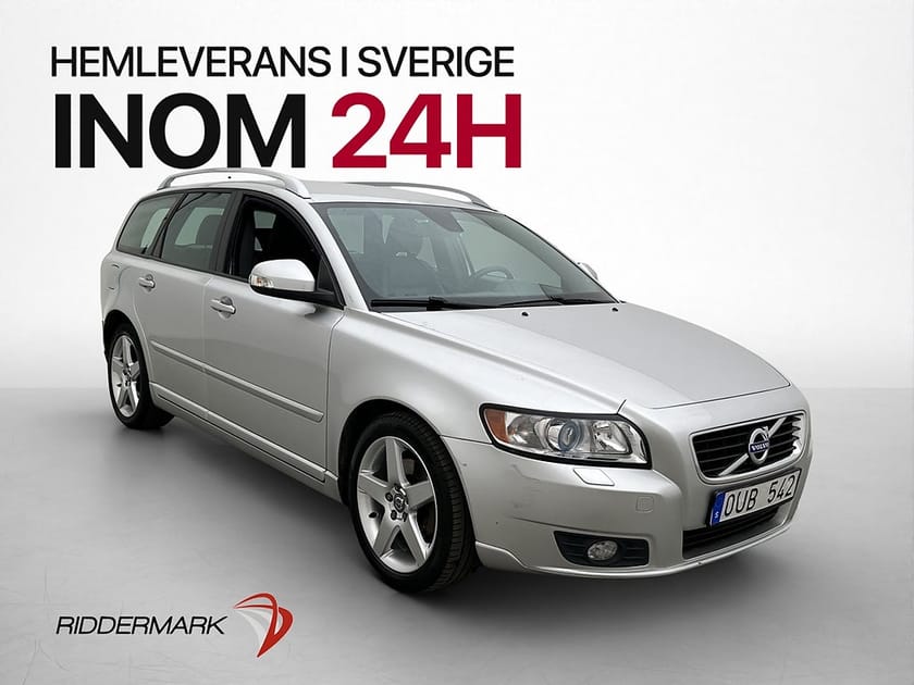 Bild 1 av Volvo V50 D3 Momentum Läder Värm P-Sensorer Drag Välservad