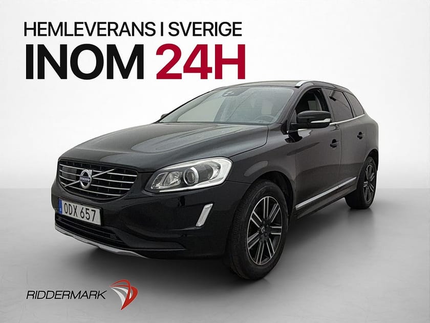 Bild 1 av Volvo XC60 D4 AWD Summum Drag Värmare Elstol Läder BLIS Navi