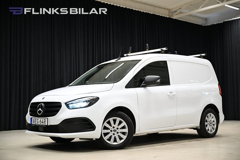 Bild 1 av Mercedes-Benz Citan 110 CDI DCT 95HK Automat|Inredd|LED|Nedlackad|Drag|Moms