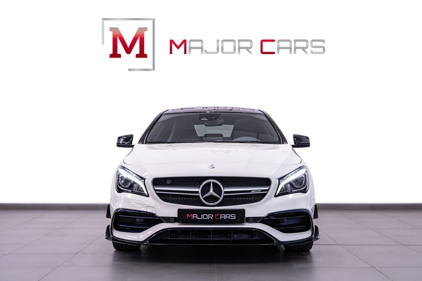 Bild 2 av Mercedes-Benz AMG CLA 45 4MATIC Coupé 4M AERO-KIT Pano Nightpkt Kamera Sportavgas 381hk