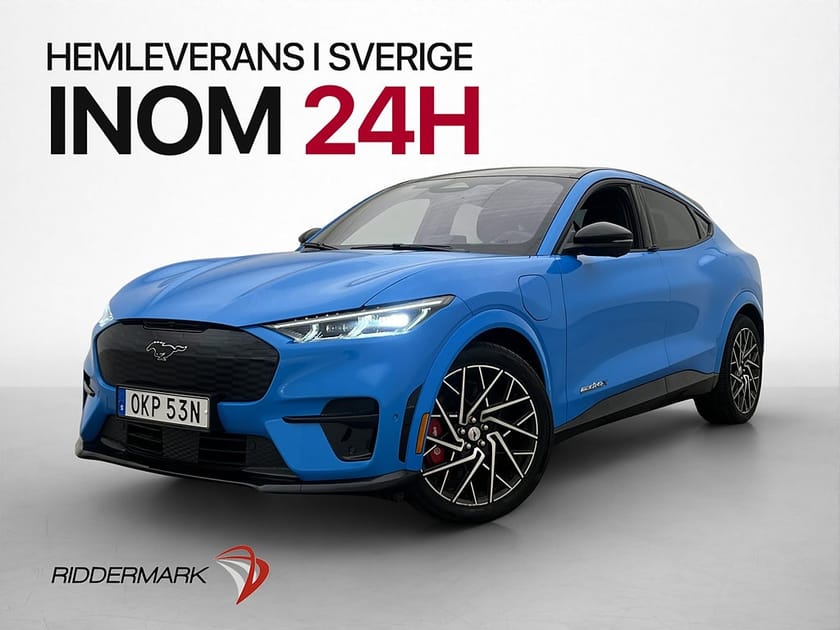 Bild 1 av Ford Mustang Mach-E GT 487hk Pano B&O 360° Elstolar MOMS