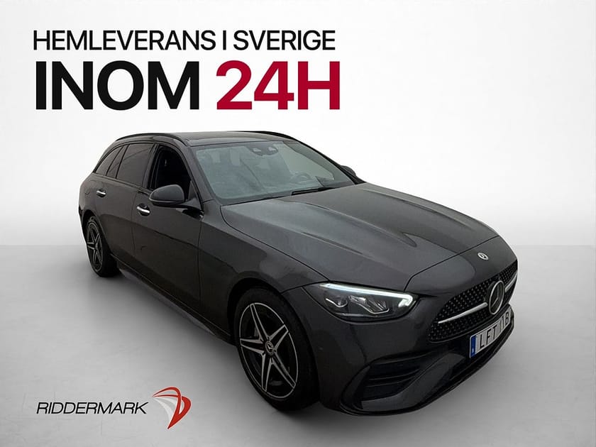Bild 1 av Mercedes-Benz C 300 T e C300 AMG Night Pano HUD Burm Massage MOMS