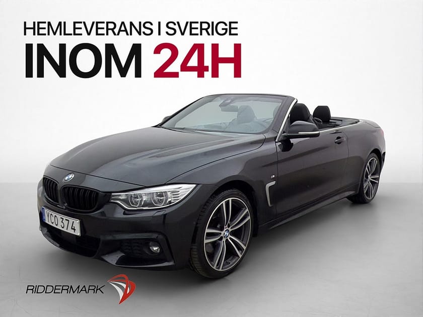 Bild 3 av BMW 430i xDrive Convertible 430 Cab M Sport H/K HUD Surround Adap-fart Navi