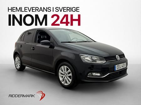 Volkswagen Polo 1.2 TSI 90hk Farthållare Bluetooth P-sensor