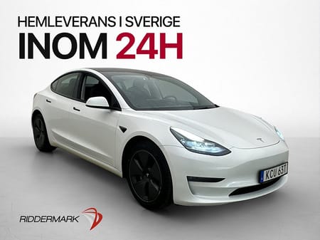 Tesla Model 3 Long Range AWD Svensksåld MOMS Panorama