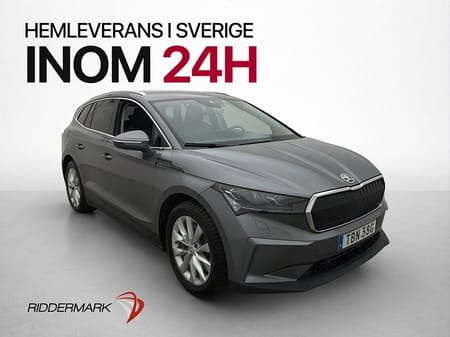 Škoda Enyaq iV 80x Skoda 265hk AWD Kamera CarPlay Navi Dragkrok MOMS
