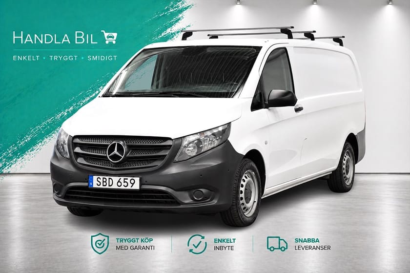 Bild 1 av Mercedes-Benz Vito 110 CDI 2.8t L2 D-värm B-kam Moms Dragkrok
