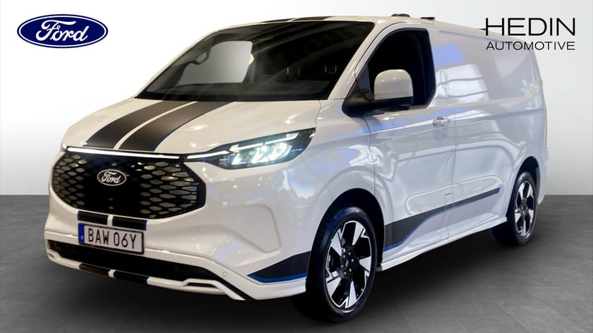 Bild 1 av Ford E-Transit Custom 340 AWD SPORT | SKÅP 320S | 218Hk |  Aut |