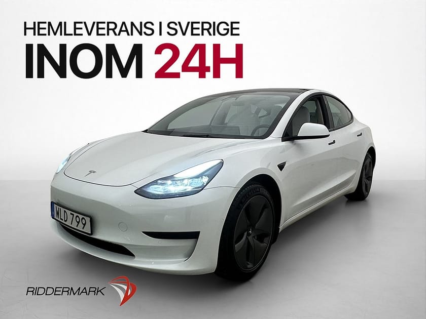 Bild 1 av Tesla Model 3 Standard Range Värmepump Autopilot Rattvärme