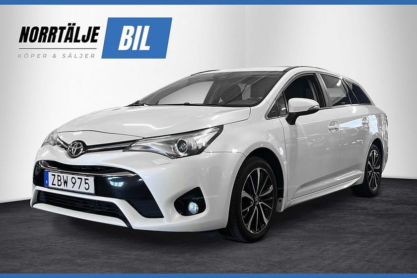 Bild 1 av Toyota Avensis Kombi 1.8 147 HK MAN KAMERA NAVI DRAG NYSERV NYBES