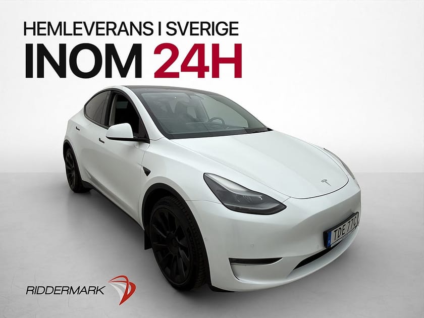Bild 1 av Tesla Model Y Long Range AWD Svensksåld Panorama Drag