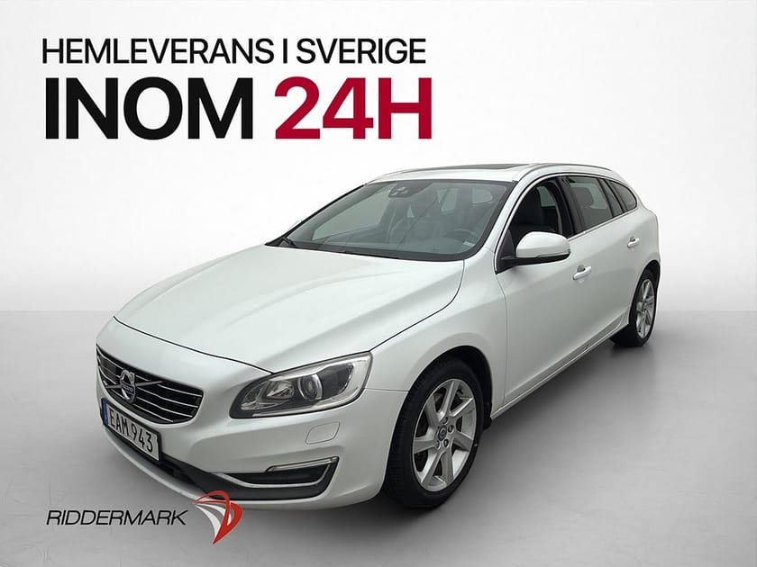Bild 1 av Volvo V60 D4 AWD Summum Värmare Dragkrok Taklucka VOC Läder