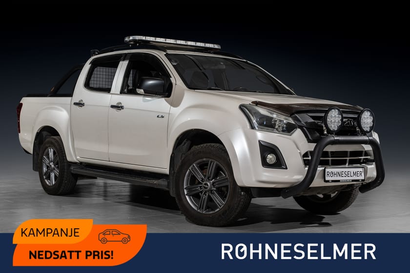 Bilde 1 av Isuzu D-Max Dobbelcab 164hk 4WD EU 05/27 Black Lavserie Krok Skinn Kamera+