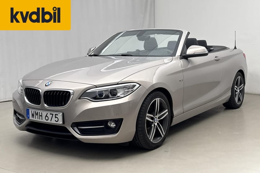 Bild 1 av BMW 220d Convertible 220 Cabriolet (190hk) Sport Line Läder HiFi