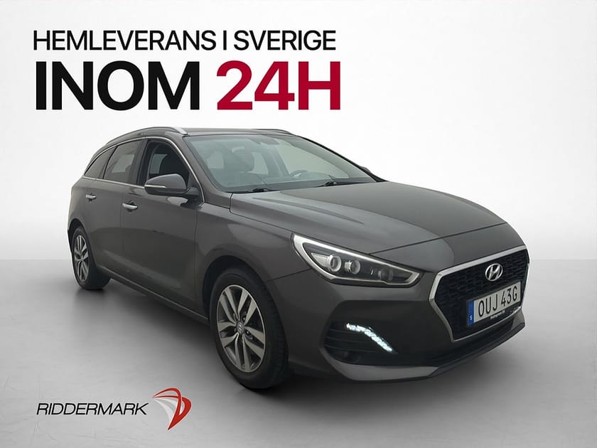 Bild 1 av Hyundai i30 Kombi 1.4 140hk Premium Kamera CarPlay Halvskinn
