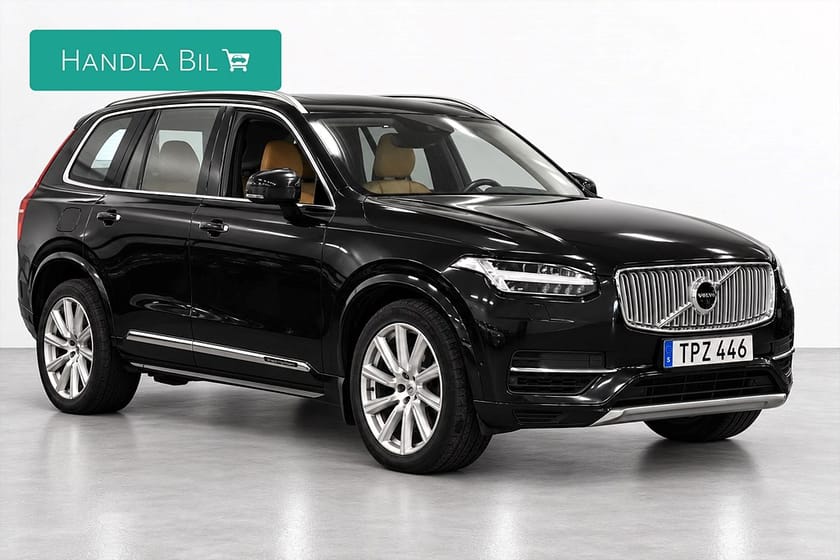 Bild 4 av Volvo XC90 T8 AWD Plug-in 7-sits Inscription B&W 360° Pano HUD Drag