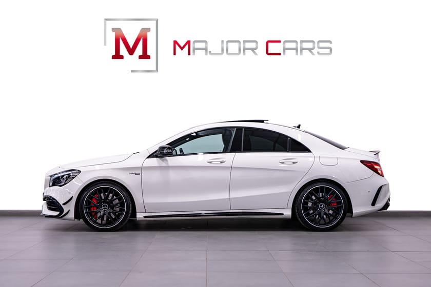 Bild 3 av Mercedes-Benz AMG CLA 45 4MATIC Coupé 4M AERO-KIT Pano Nightpkt Kamera Sportavgas 381hk