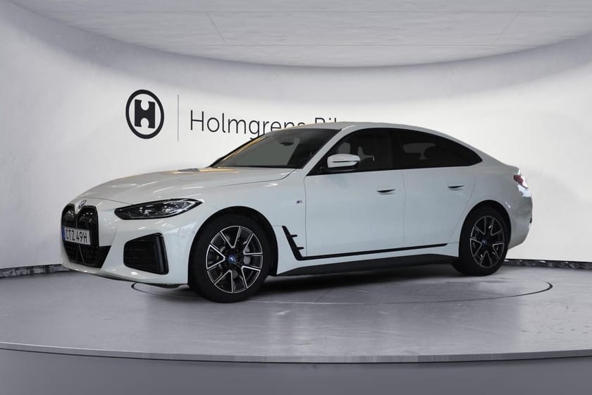 Bild 1 av BMW i4 eDrive40 Gran Coupé M Sport Harman K Drag Park Ass Plus Aktiv Farthållare