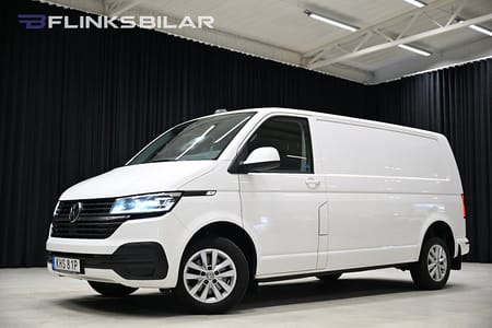 Volkswagen Transporter 4Motion 150HK L2|Nedlackad|LED|Inredd|Drag|Värmare|Moms