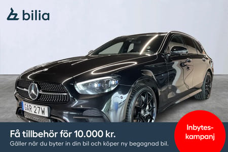 Mercedes-Benz E 300 T de 4MATIC AMG Line/V-Hjul/Dragkrok/Ledramp/Burmester