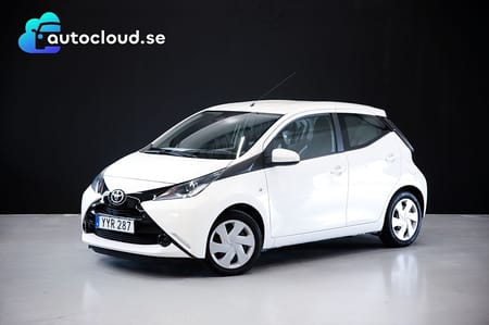 Toyota Aygo 5-dörrar 1.0 VVT-i x-shift, 69hk, 2017