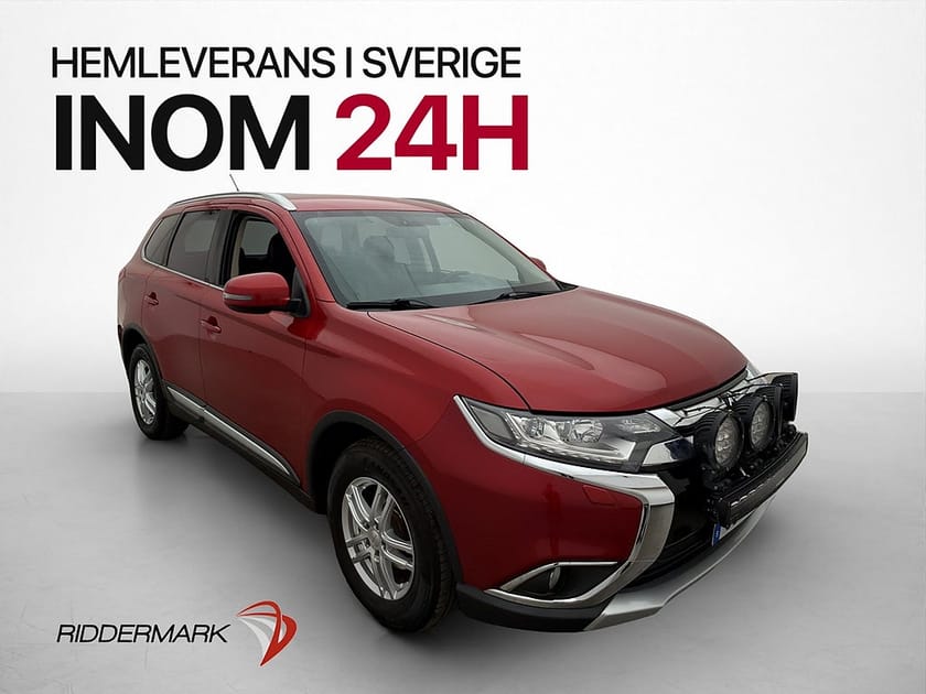 Bild 1 av Mitsubishi Outlander 4WD Business 7-Sits Kamera Drag Skinn