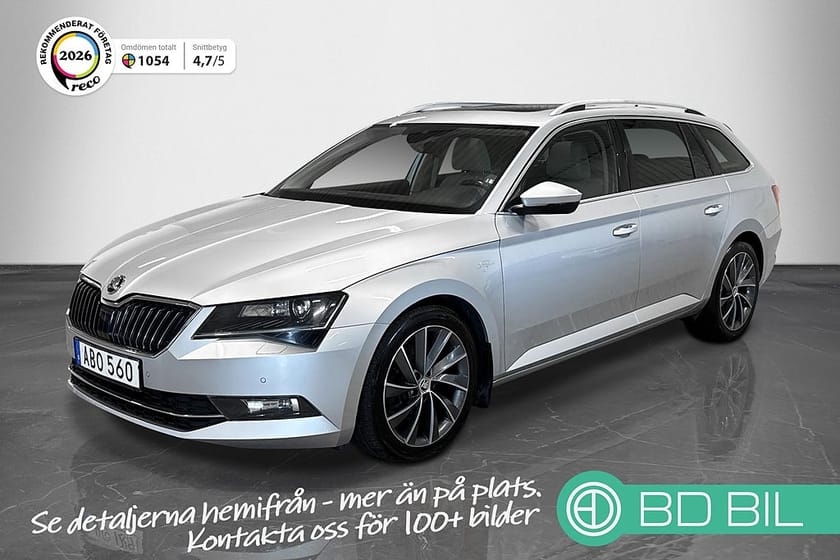 Bild 1 av Škoda Superb Kombi Skoda 2.0 TDI 4x4 L&K PANORAMA HELSKINN CANTON DRAG