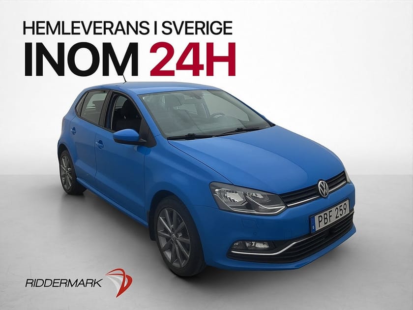 Bild 1 av Volkswagen Polo 1.2 TSI Nyservad Få brukare Isofix Låg skatt
