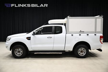 Ford Ranger SuperCab 2.2 TDCi 160HK Automat|Kåpa|Inredd|Släde|Inverter|Moms