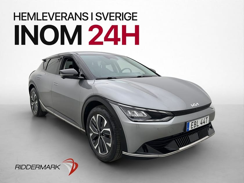 Bild 4 av Kia EV6 77.4 kWh 228hk PLUS Dragkrok 360° Skinn Elstolar
