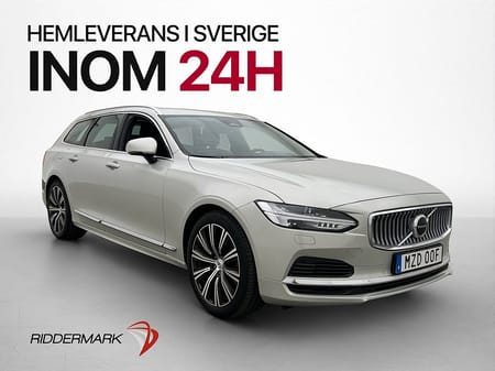 Volvo V90 T6 AWD Inscription Värm Dragkrok Kamera Navi Skinn