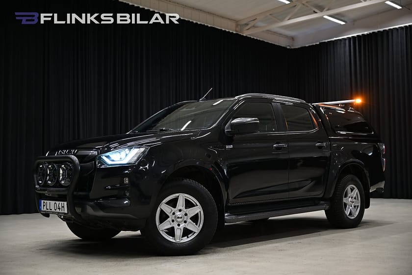 Bild 1 av Isuzu D-Max Crew Cab 163HK Automat|Kåpa|Drag|Värmare|XRX|Släde|EnÄgare|Moms