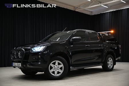 Isuzu D-Max Crew Cab 163HK Automat|Kåpa|Drag|Värmare|XRX|Släde|EnÄgare|Moms