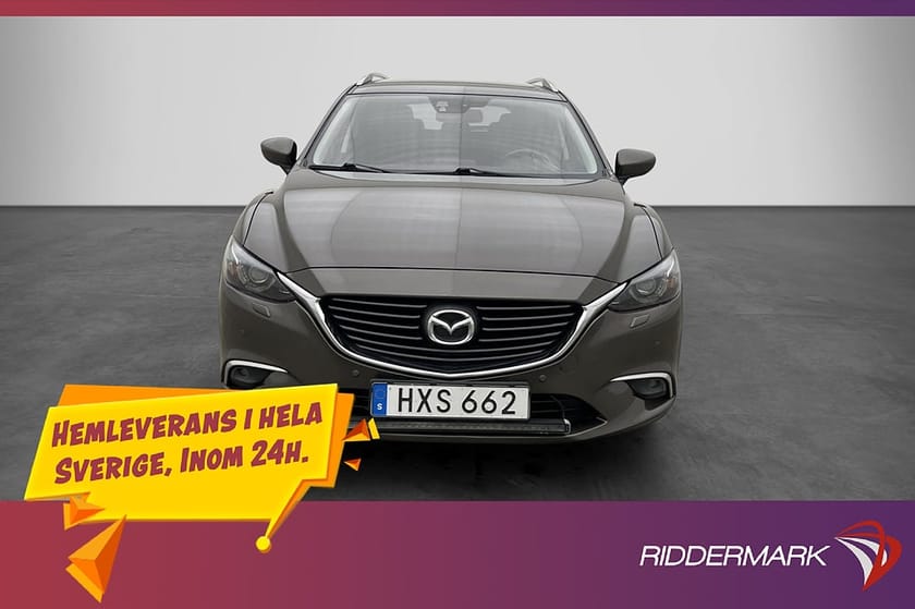 Bild 2 av Mazda 6 Wagon AWD 150hk Vision Drag Sensorer Farthållare