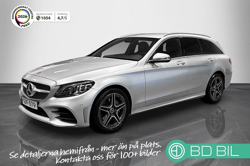 Bild 1 av Mercedes-Benz C 200 T d AMG DIESELVÄRMARE BURMESTER DRAGKROK BACKKAMERA