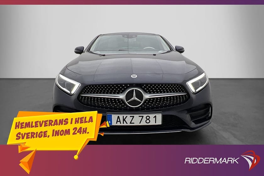 Bild 1 av Mercedes-Benz CLS 450 4MATIC 4M AMG Pano Burmester 360° HUD Skinn