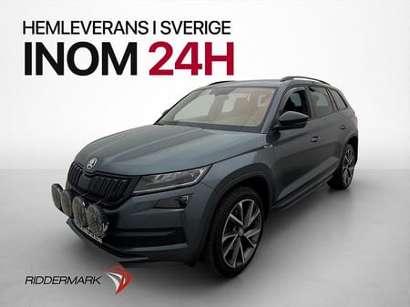 Škoda Kodiaq Skoda 2.0 TDI 4X4 Sportline 7-Sits Cockpit Värm Drag