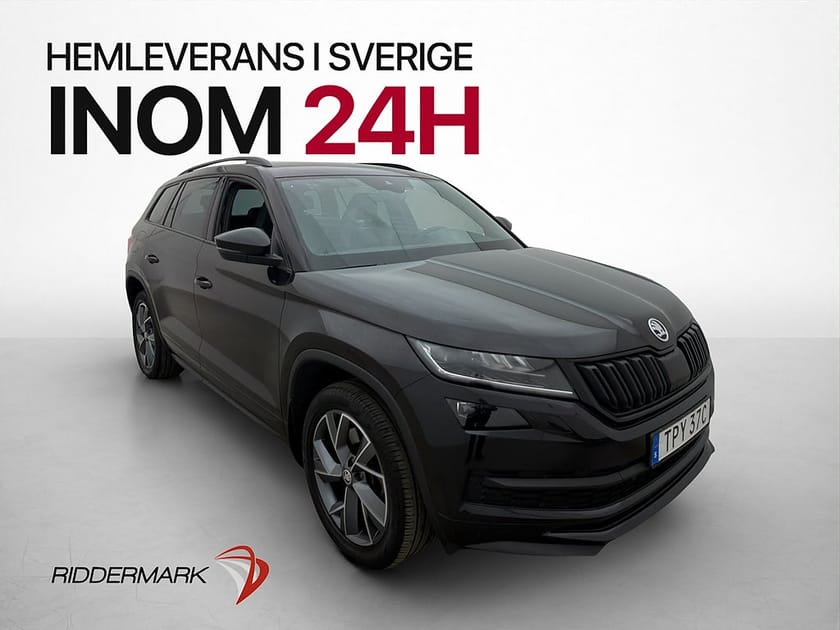 Bild 1 av Škoda Kodiaq 7-Seater Skoda 2.0 TSI 4x4 Sportline 7-Sits Cockpit P-Värmare