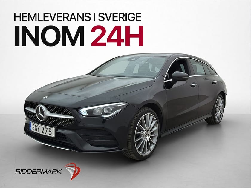 Bild 1 av Mercedes-Benz CLA 250 e Shooting Brake CLA250 218hk AMG Wide Kamera HalvSkinn Drag