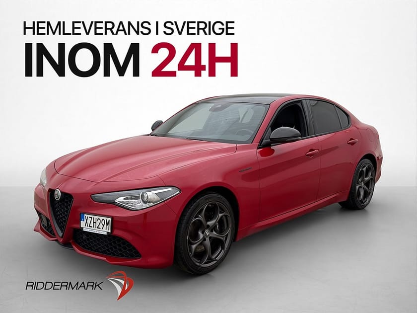 Bild 1 av Alfa Romeo Giulia Q4 280hk Veloce Pano H/K Skinn En-brukare