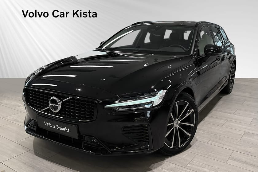Bild 1 av Volvo V60 Recharge T6 II Plus Dark Läder Drag 360Kam