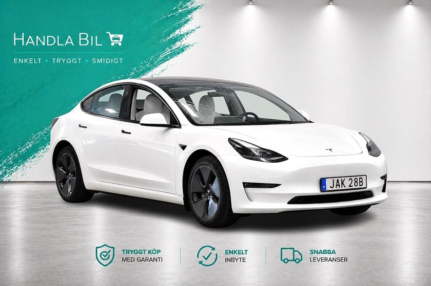 Bild 4 av Tesla Model 3 Long Range AWD Autopilot Pano Skinn Rattv Moms
